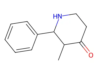 3-Methyl-2-phenylpiperidin-4-one structure