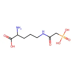N(delta)-(Phosphonoacetyl)-L-ornithine structure
