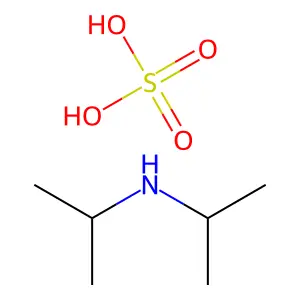 2-Propanamine, N-(1-methylethyl)-, sulfate (2:1) structure
