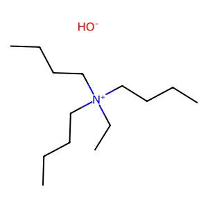 1-Butanaminium, N,N-dibutyl-N-ethyl-, hydroxide (1:1) structure