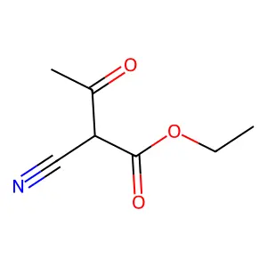 Ethyl 2-cyanoacetoacetate structure