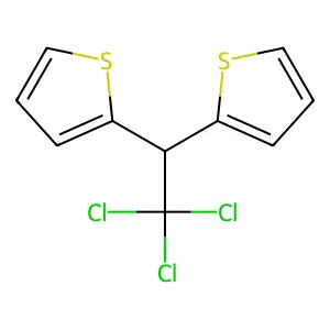 2,2'-(2,2,2-Trichloroethylidene)dithiophene structure