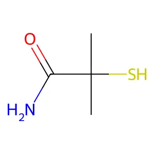 2-Methyl-2-sulfanylpropanamide structure