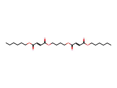 2-Butenedioic acid (2E)-, monohexyl ester, diester with butanediol structure