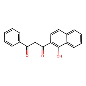 1,3-Propanedione, 1-(1-hydroxy-2-naphthalenyl)-3-phenyl- structure