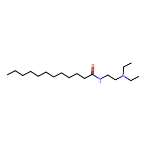 N-(2-(二乙氨基)乙基)十二烷酰胺 structure