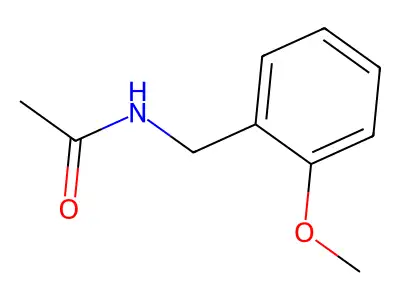 N-(2-Methoxybenzyl)acetamide structure