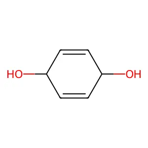 2,5-Cyclohexadiene-1,4-diol structure