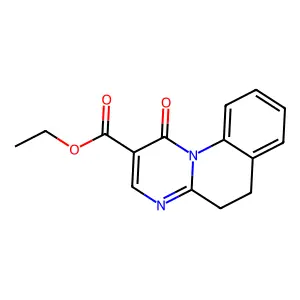 1H-Pyrimido[1,2-a]quinoline-2-carboxylic acid, 5,6-dihydro-1-oxo-, ethyl ester structure