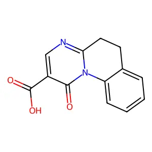 1-Oxo-5,6-dihydro-1H-pyrimido[1,2-a]quinoline-2-carboxylic acid structure