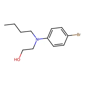 2-((4-Bromophenyl)butylamino)ethanol structure
