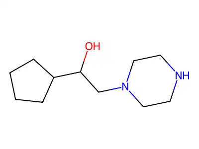 I+/--Cyclopentyl-1-piperazineethanol structure