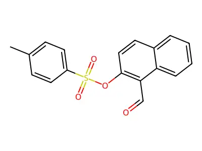 1-Formylnaphthalen-2-yl 4-methylbenzenesulfonate structure