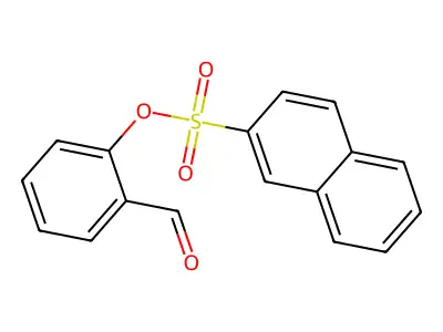 2-Formylphenyl naphthalene-2-sulfonate structure