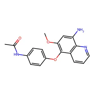 5-(4-Acetamidophenoxy)-8-amino-6-methoxyquinoline structure