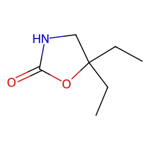 5,5-Diethyl-1,3-oxazolidin-2-one structure