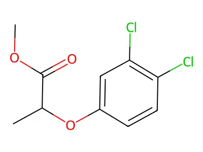 Methyl 2-(3,4-dichlorophenoxy)propanoate structure