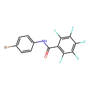 N-(4-Bromophenyl)-2,3,4,5,6-pentafluorobenzamide structure