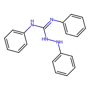 N,N',3-Triphenylcarbazamidine structure