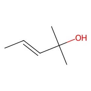 2-Methyl-3-penten-2-ol structure