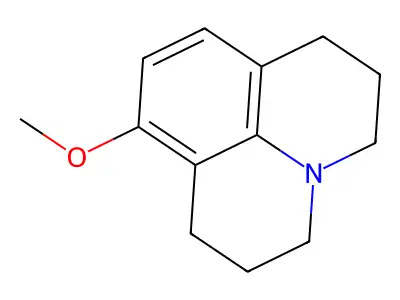 8-Methoxy-1,2,3,5,6,7-hexahydropyrido[3,2,1-ij]quinoline structure