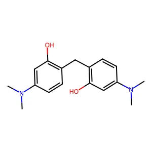 Phenol, 2,2'-methylenebis[5-(dimethylamino)- structure