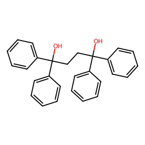 1,4-Butanediol, 1,1,4,4-tetraphenyl- structure