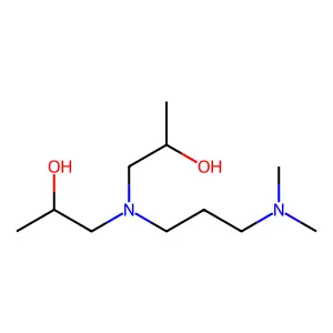 N,N-二甲基-N',N'-二(2-羟基丙基)-1,3-丙二胺 structure