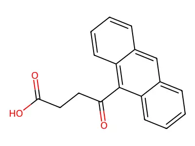 gamma-Oxo-9-anthracenebutanoic acid structure