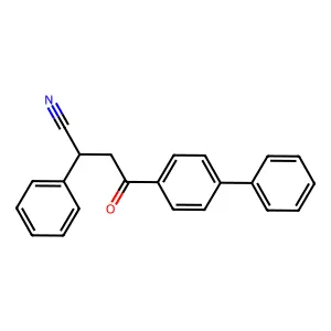 4-Oxo-2-phenyl-4-(4-phenylphenyl)butanenitrile structure