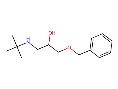 1-(Benzyloxy)-3-(tert-butylamino)propan-2-ol structure