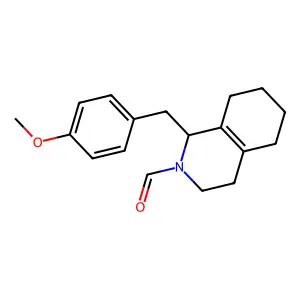 1-(4-Methoxybenzyl)-3,4,5,6,7,8-hexahydroisoquinoline-2(1h)-carbaldehyde structure