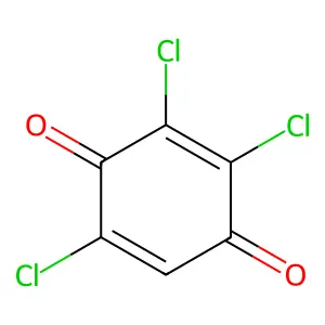 Trichloro-1,4-benzoquinone structure