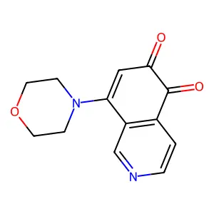 8-Morpholinoisoquinoline-5,6-dione structure
