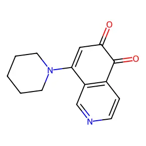 8-(1-Piperidinyl)-5,6-isoquinolinedione structure