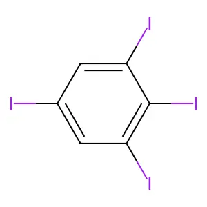 1,2,3,5-Tetraiodobenzene structure
