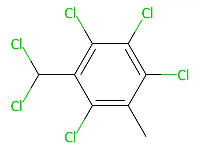 Benzene, 1,3-dimethyl-, hexachloro deriv. structure