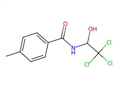 4-methyl-N-(2,2,2-trichloro-1-hydroxyethyl)benzamide structure
