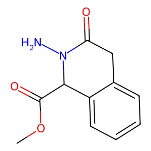 Methyl 2-amino-3-oxo-1,4-dihydroisoquinoline-1-carboxylate structure