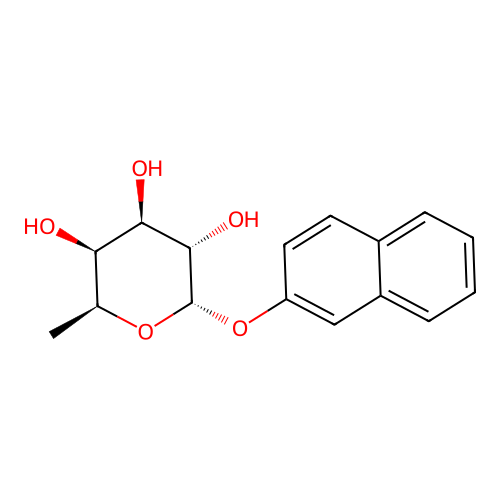 2-Naphthalenyl 6-deoxy-alpha-L-galactopyranoside structure