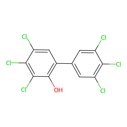 (1,1'-Biphenyl)-2-ol, 3,3',4,4',5,5'-hexachloro- structure