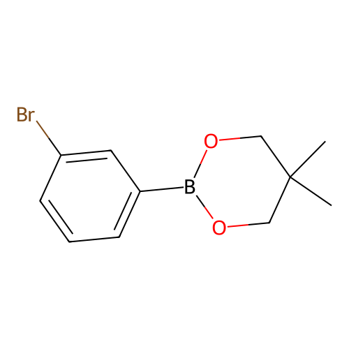 2-(3-Bromophenyl)-5,5-dimethyl-1,3,2-dioxaborinane structure