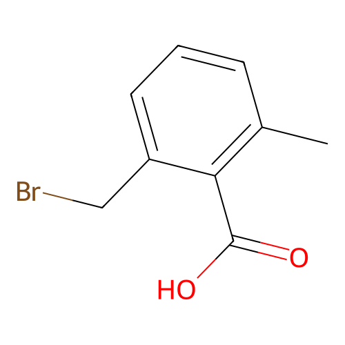 2-Bromomethyl-6-methyl benzoic acid structure