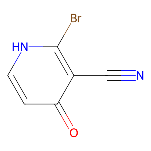 2-Bromo-4-hydroxynicotinonitrile structure