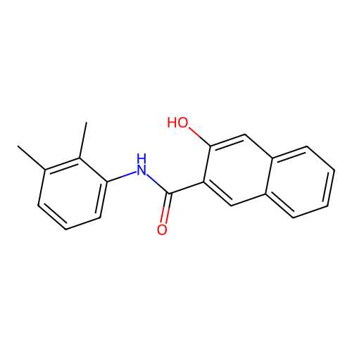 N-(2,3-Dimethylphenyl)-3-hydroxy-2-naphthamide structure