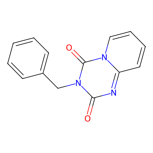 3-Benzylpyrido[1,2-a][1,3,5]triazine-2,4-dione structure