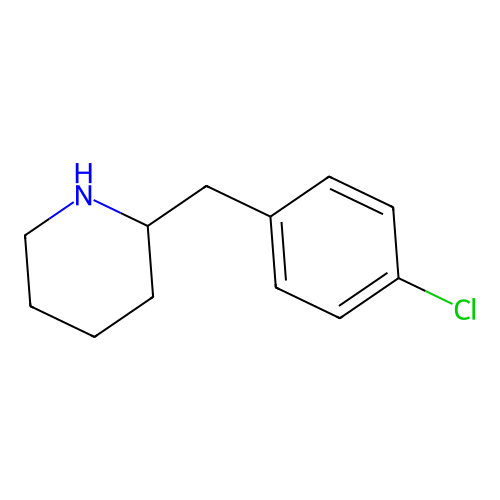 2-(4-Chlorobenzyl)piperidine structure