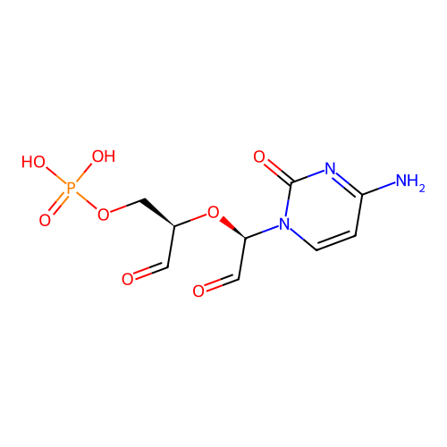 Cytidine monophosphate dialdehyde structure