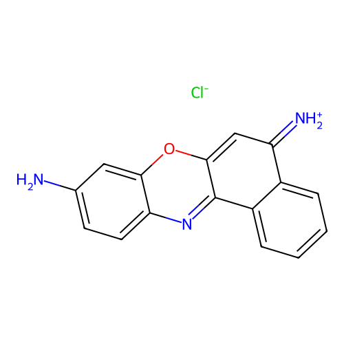 5,9-Diaminobenzo[a]phenoxazin-7-ium chloride structure