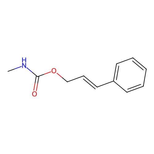 [(E)-3-phenylprop-2-enyl] N-methylcarbamate structure